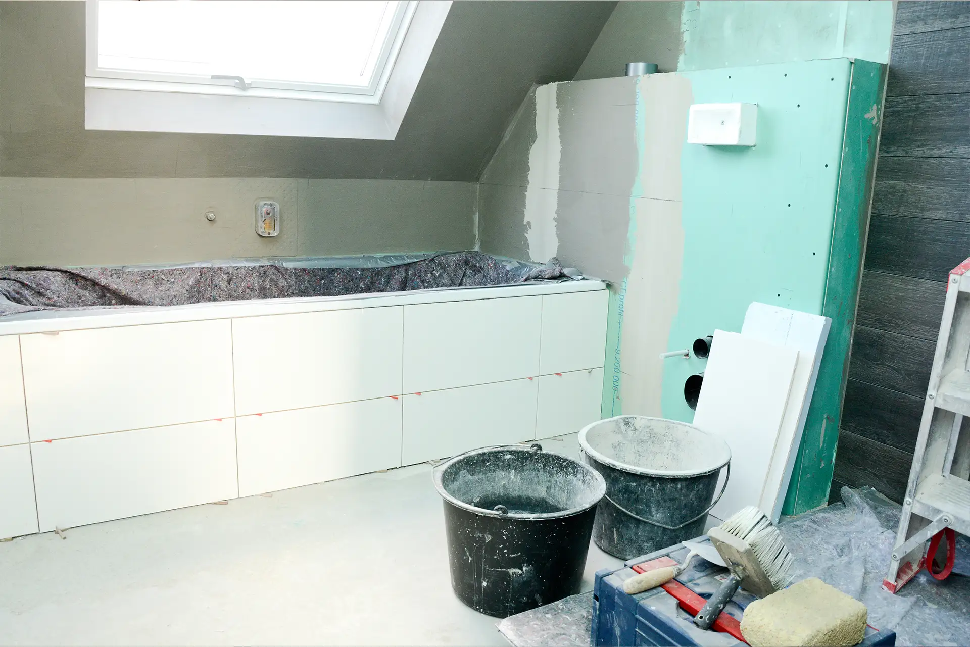 Badezimmer Rohbau